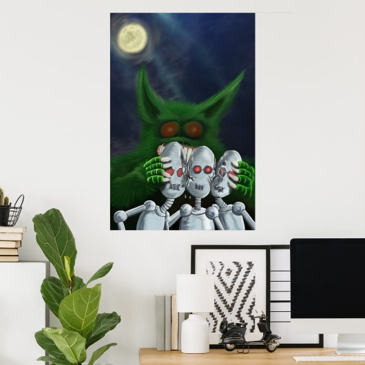 Robo Smash Print Poster (Heimbüro)
