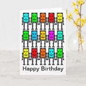 Robo-Telefon Karte (Gelbe Blume)