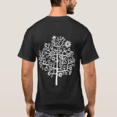 Robo Tree (dunkles T-Shirt) T-Shirt (Rückseite)