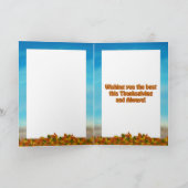 Robo-x9-Celebrates-Erntedank Feiertagskarte (Innenseite)