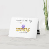 Robobee Bumble Bee Buzz Off Grußkarte Karte (Rückseite)