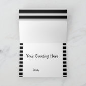 Robobee Bumble Bee Buzz Off Grußkarte Karte (Innenseite)