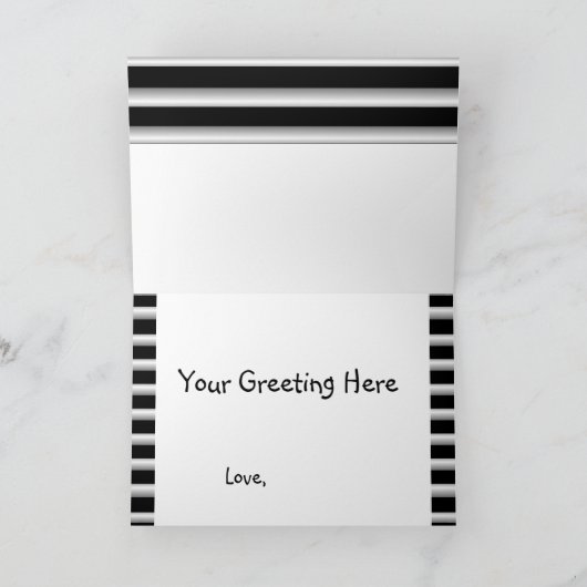 Robobee Bumble Bee Buzz Off Grußkarte Karte (Innenseite)