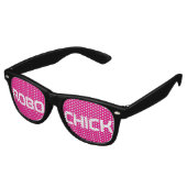 Robochick-Sonnenbrille Partybrille (Schrägansicht)