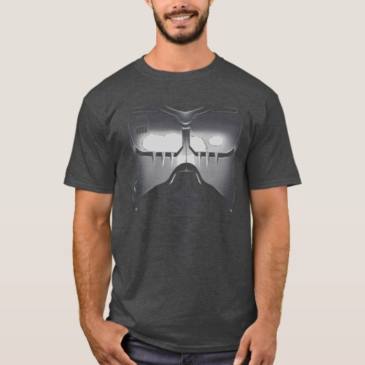 Robocop Brustplatten-Grafik T-Shirt (Vorderseite)