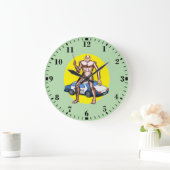 Robocop Große Wanduhr (Zuhause)