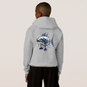 RoboFish Invasion Hoodie (Schwarz voll)