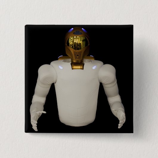 Robonaut 2, ein geschickter, humanoider Astronaute Button (Vorderseite)