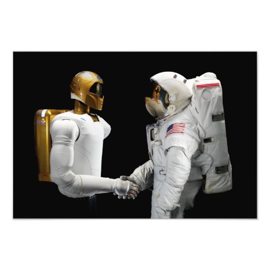 Robonaut 2, ein geschickter, humanoider Astronaute Fotodruck (Vorne)