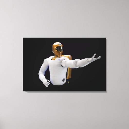 Robonaut 2, ein geschickter, humanoider Astronaute Leinwanddruck (Vorderseite)