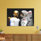 Robonaut 2, ein geschickter, humanoider Astronaute Leinwanddruck (Insitu (Wohnzimmer))