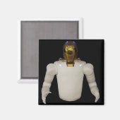 Robonaut 2, ein geschickter, humanoider Astronaute Magnet (Vorderseite/Rückseite)