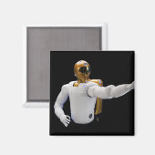 Robonaut 2, ein geschickter, humanoider Astronaute Magnet (Vorderseite/Rückseite)
