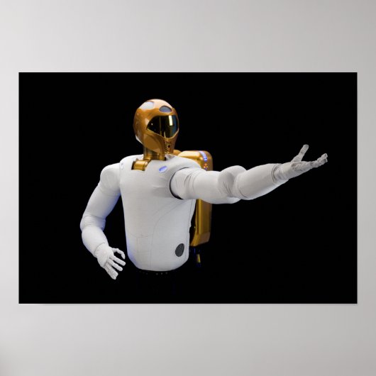 Robonaut 2, ein geschickter, humanoider Astronaute Poster (Vorne)