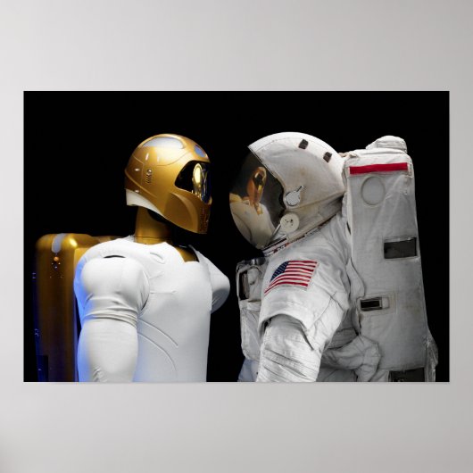Robonaut 2, ein geschickter, humanoider Astronaute Poster (Vorne)