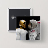 Robonaut 2, ein geschickter humanoider Astronauten Button (Vorne & Hinten)