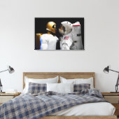 Robonaut 2, ein geschickter humanoider Astronauten Leinwanddruck (Insitu (Schlafzimmer))