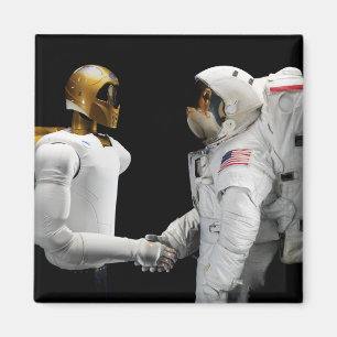 Robonaut 2, ein geschickter humanoider Astronauten Magnet