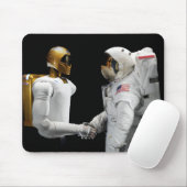 Robonaut 2, ein geschickter humanoider Astronauten Mousepad (Mit Mouse)