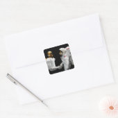 Robonaut 2, ein geschickter humanoider Astronauten Quadratischer Aufkleber (Umschlag)