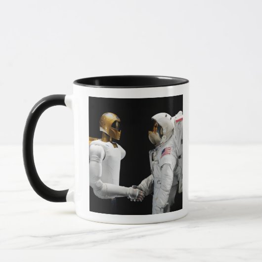Robonaut 2, ein geschickter humanoider Astronauten Tasse (Links)