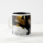 Robonaut 2, ein geschickter humanoider Astronauten Zweifarbige Tasse (Vorderseite Links)