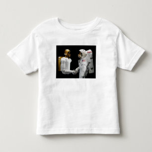 Robonaut 2, ein geschicktes, Humanoidastronaut Hel Kleinkind T-shirt