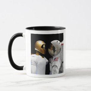 Robonaut 2, ein geschicktes, Humanoidastronaut Hel Tasse