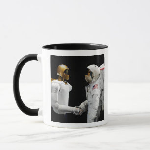 Robonaut 2, ein geschicktes, Humanoidastronaut Hel Tasse