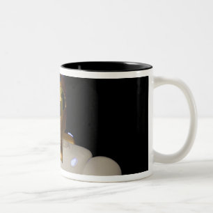 Robonaut 2, ein geschicktes, Humanoidastronaut Hel Zweifarbige Tasse