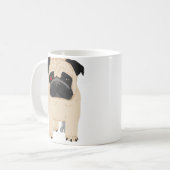 RoboPug Tasse (Vorderseite Links)