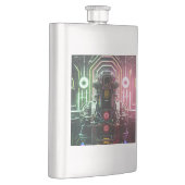 Robot-1-Flasche Flachmann (Rechts)