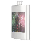 Robot-1-Flasche Flachmann (Links)