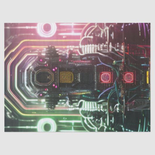 Robot-1-Gewebepapier Seidenpapier (Vorderseite)