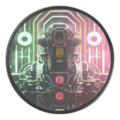 Robot-1-Hockey-Puck Eishockey Puck (Vorderseite)