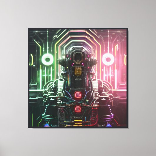 Robot-1-Leinwand Leinwanddruck (Vorderseite)