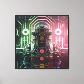 Robot 1 Leinwanddruck (Vorderseite)