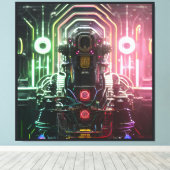 Robot 1 Leinwanddruck (Insitu (Holzboden))
