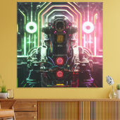 Robot 1 Leinwanddruck (Insitu (Wohnzimmer))