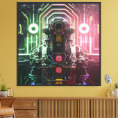 Robot 1 Leinwanddruck (Insitu (Wohnzimmer))
