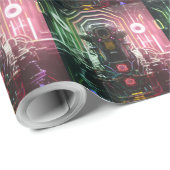 Robot-1-mattes Packpapier (Rolleneckpunkt)