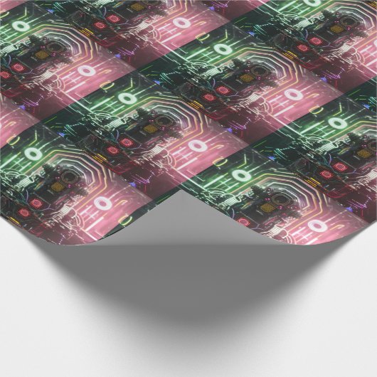 Robot-1-mattes Packpapier (Ecke)