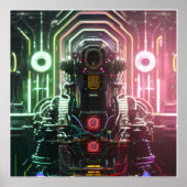 Robot-1-mattes Poster (Vorne)