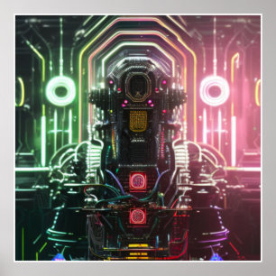 Robot 1 Mattposter Poster