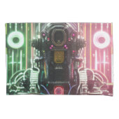 Robot-1-Paar-Kopfkissenpaare Kissenbezug (Vorderseite-Links)