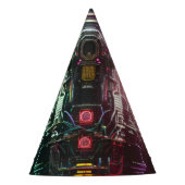 Robot 1 Party-Hüte Partyhütchen (Vorderseite)