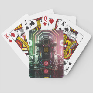 Robot 1 Poker Spielkarten