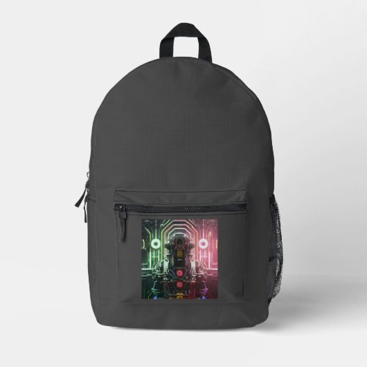 Robot 1-Rucksack Bedruckter Rucksack (Vorderseite)