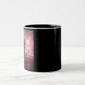 Robot 1 schwarze zweifarbige Tasse (Mittel)