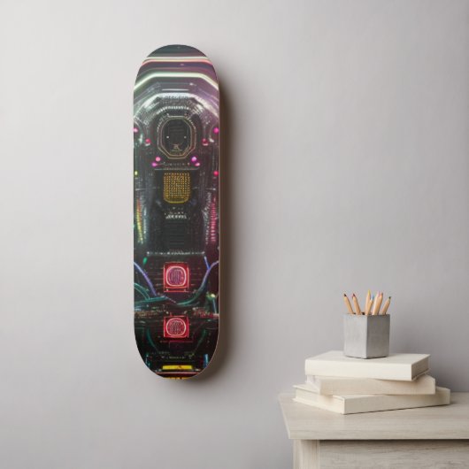 Robot-1-Skateboard Skateboard (Wandkunst)